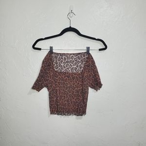 Cheetah print shirt